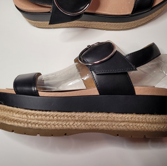 NWOB Uggs Platform Sandals Black sz 9.5 - Picture 3 of 5